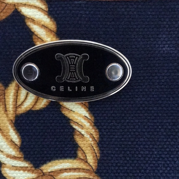 Celine fabric bag with zipper top - Picture 4 of 8